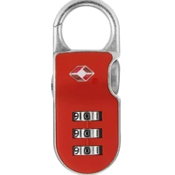 Yale Bagage Hangslot met cijferslot TSA rood