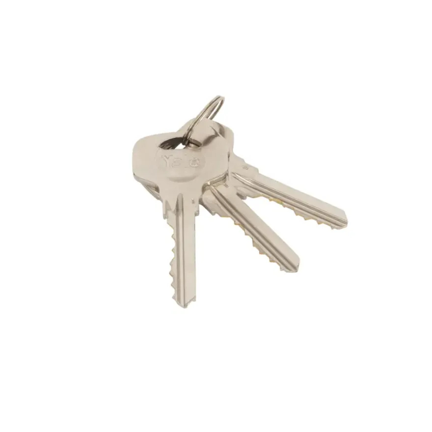 Yale Oplegslot met Buitencilinder Los Grijs Gelakt 615-50mm