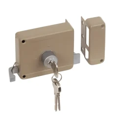 Yale Oplegslot met Buitencilinder Los Grijs Gelakt 614-50mm