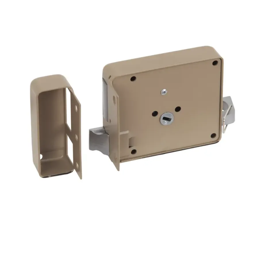 Yale Oplegslot met Buitencilinder Los Grijs Gelakt 614-50mm