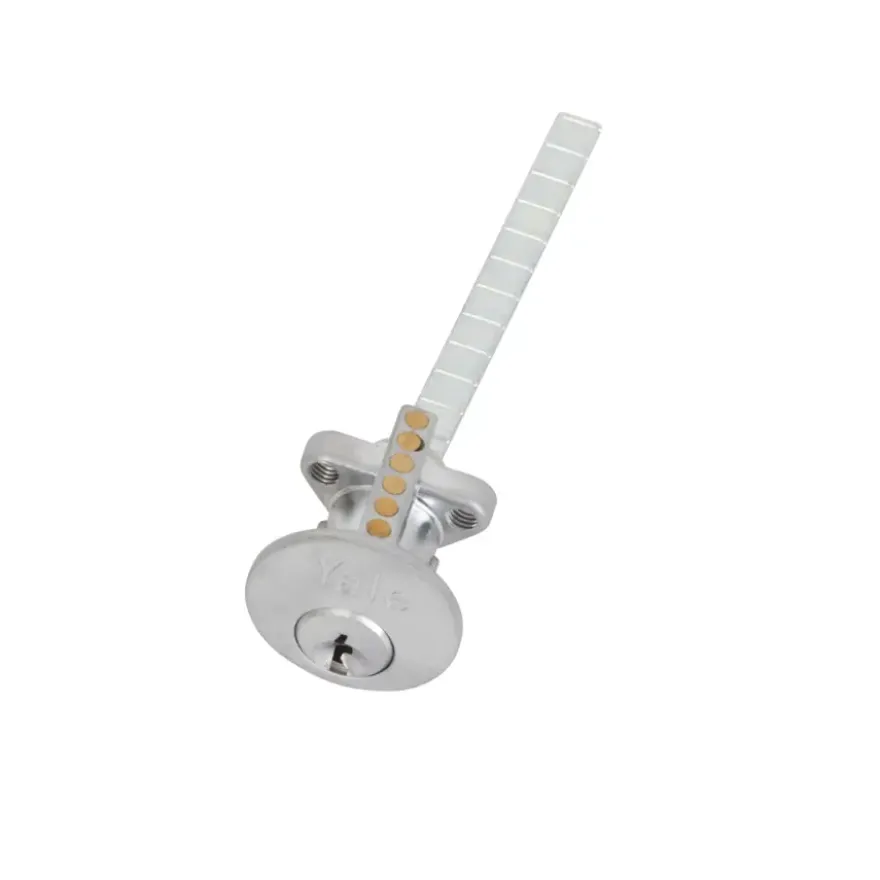Yale Oplegslot met Buitencilinder Los Grijs Gelakt 614-50mm