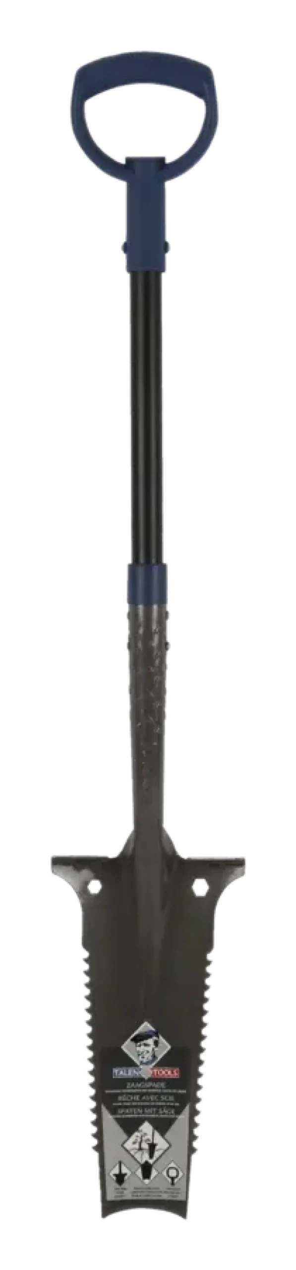 Zaagspade / boomwortelspade gehard staal 115 cm
