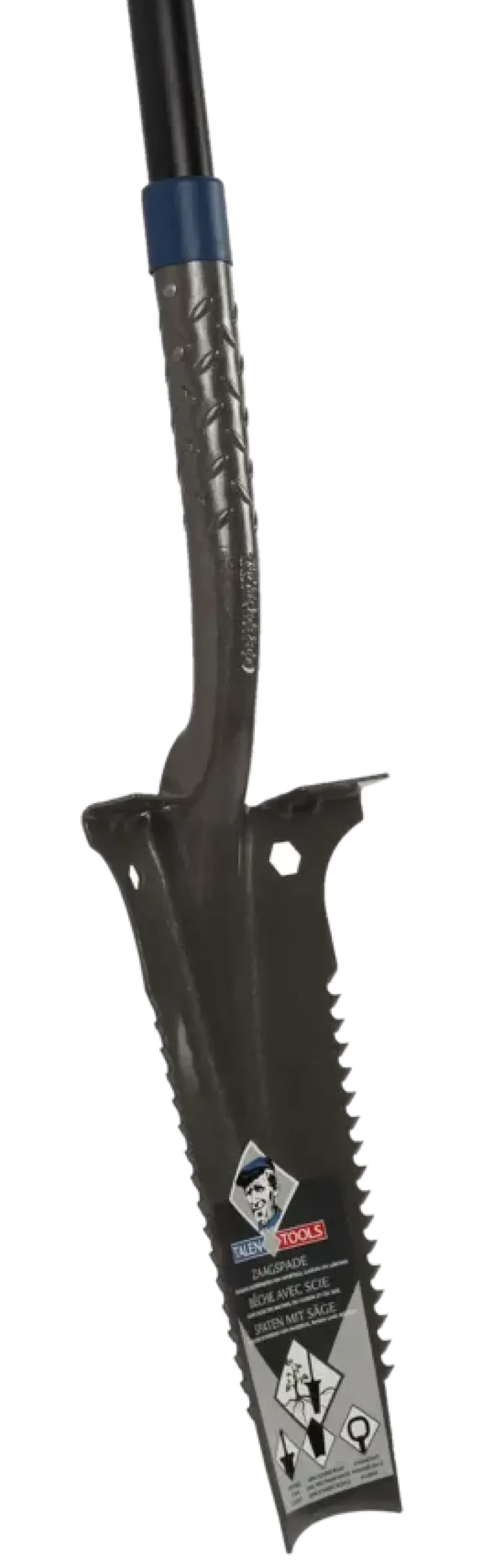 Zaagspade / boomwortelspade gehard staal 115 cm