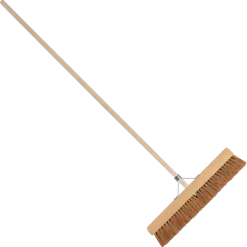 Zaalveger bezem kokos 60 cm met steel 160 cm