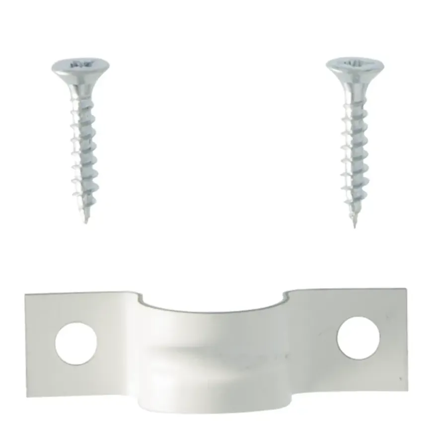 Zadel metaal 3/4'' met schroeven (50 stuks)